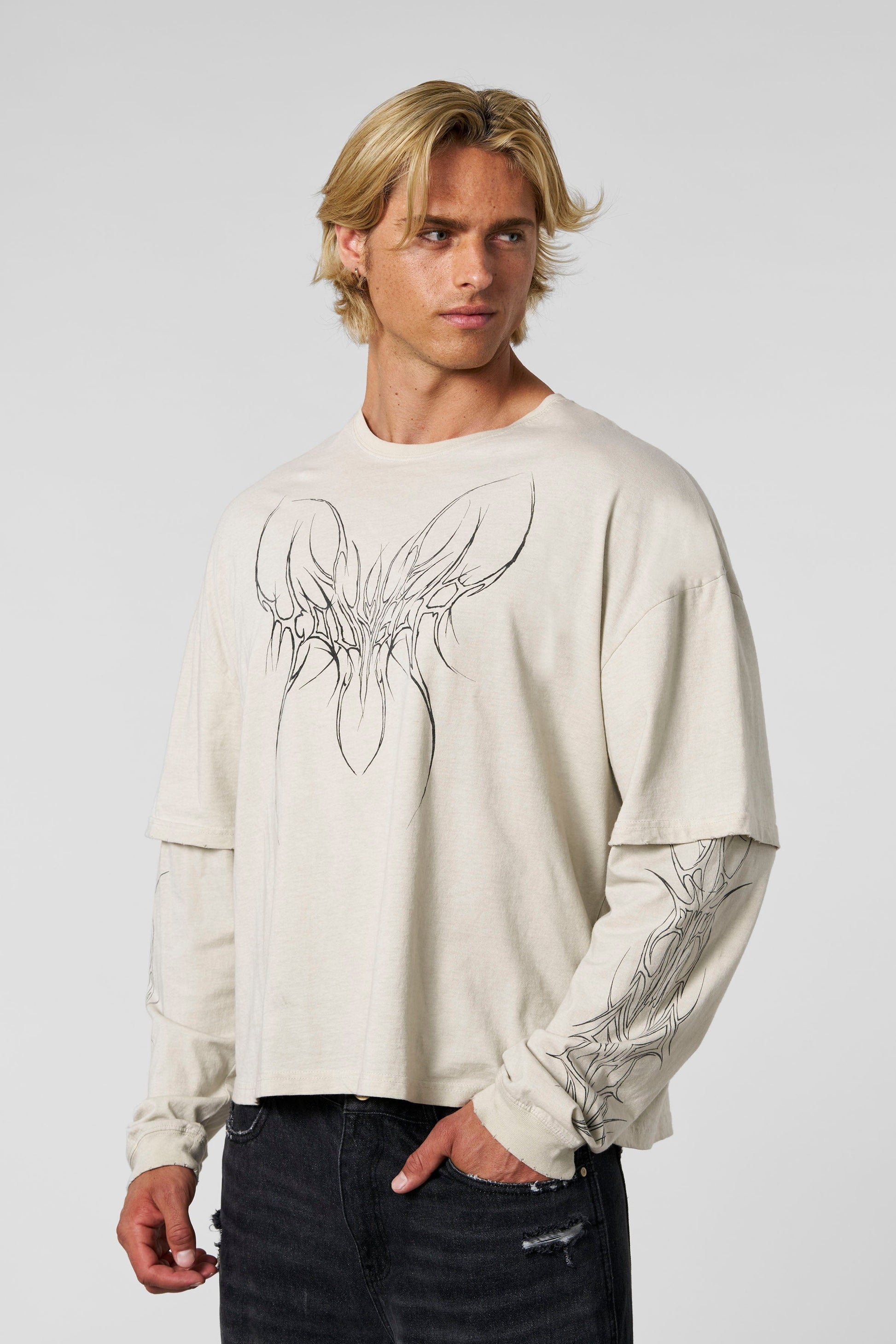 8007 - TRIBAL LONGSLEEVES SHIRT PRE-ORDER