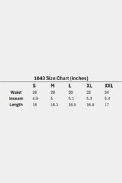 1043 - WASHED FITNESS SHORTS PRE-ORDER