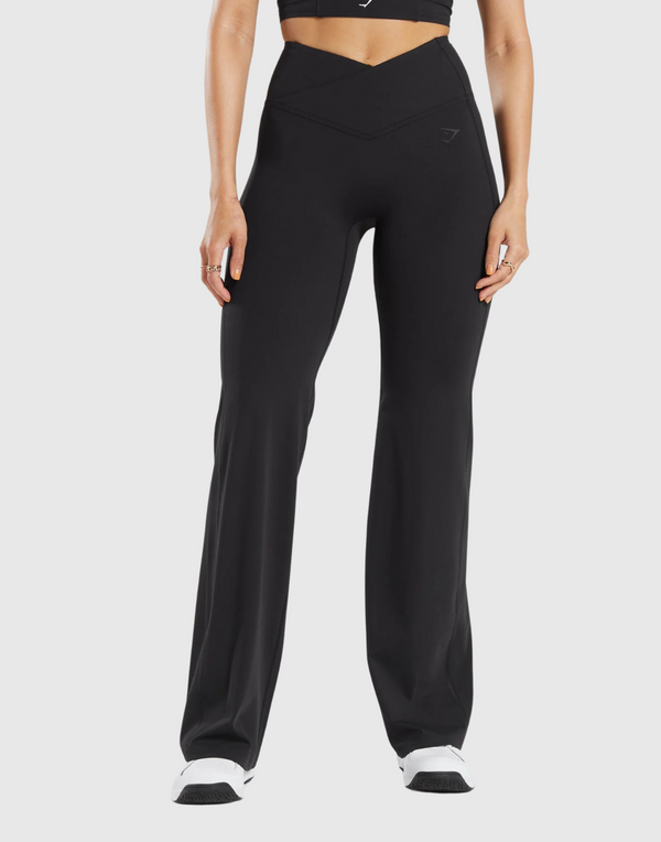 CROSSOVER FLARED REGULAR LEGGINGS