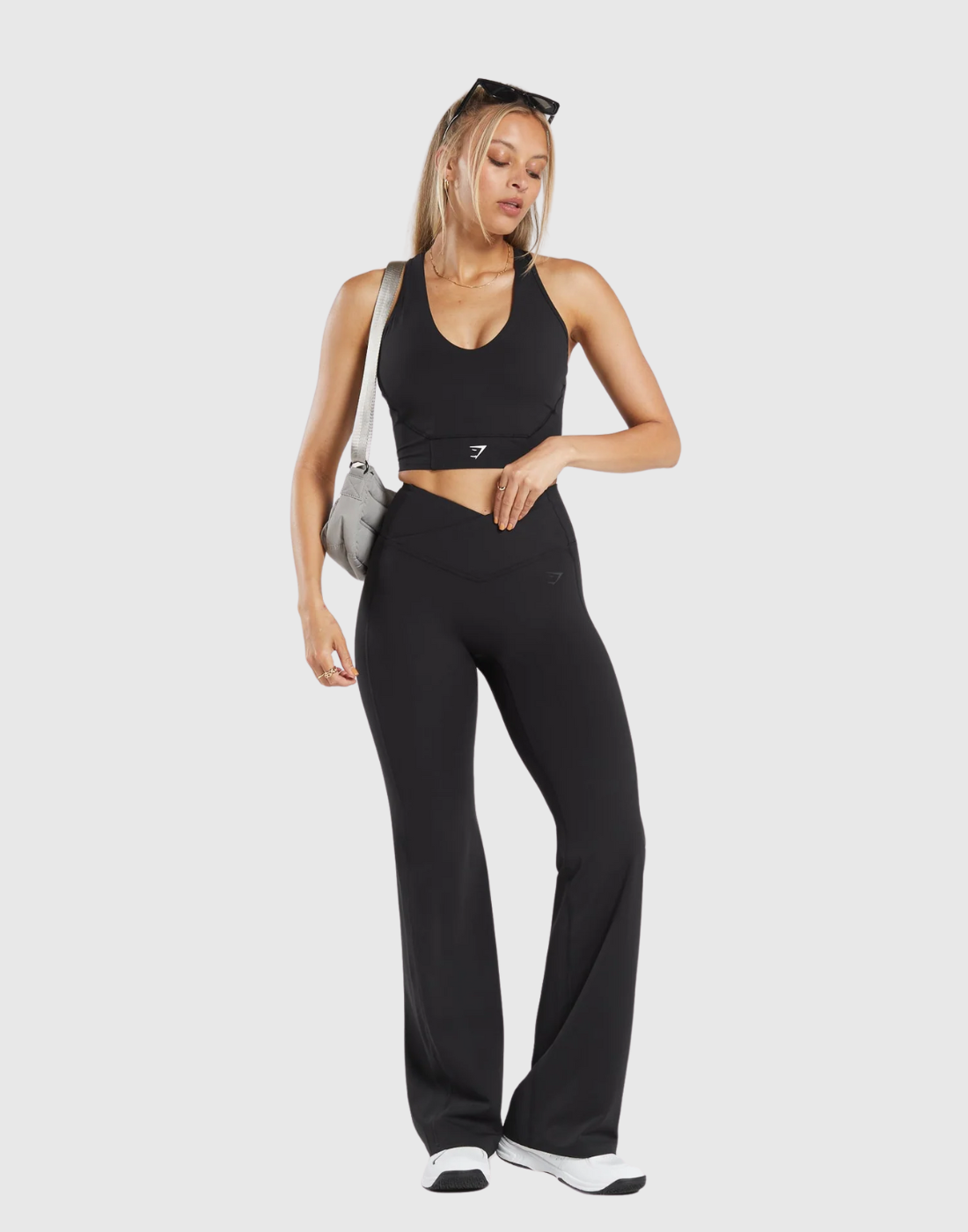 CROSSOVER FLARED REGULAR LEGGINGS