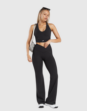 CROSSOVER FLARED REGULAR LEGGINGS