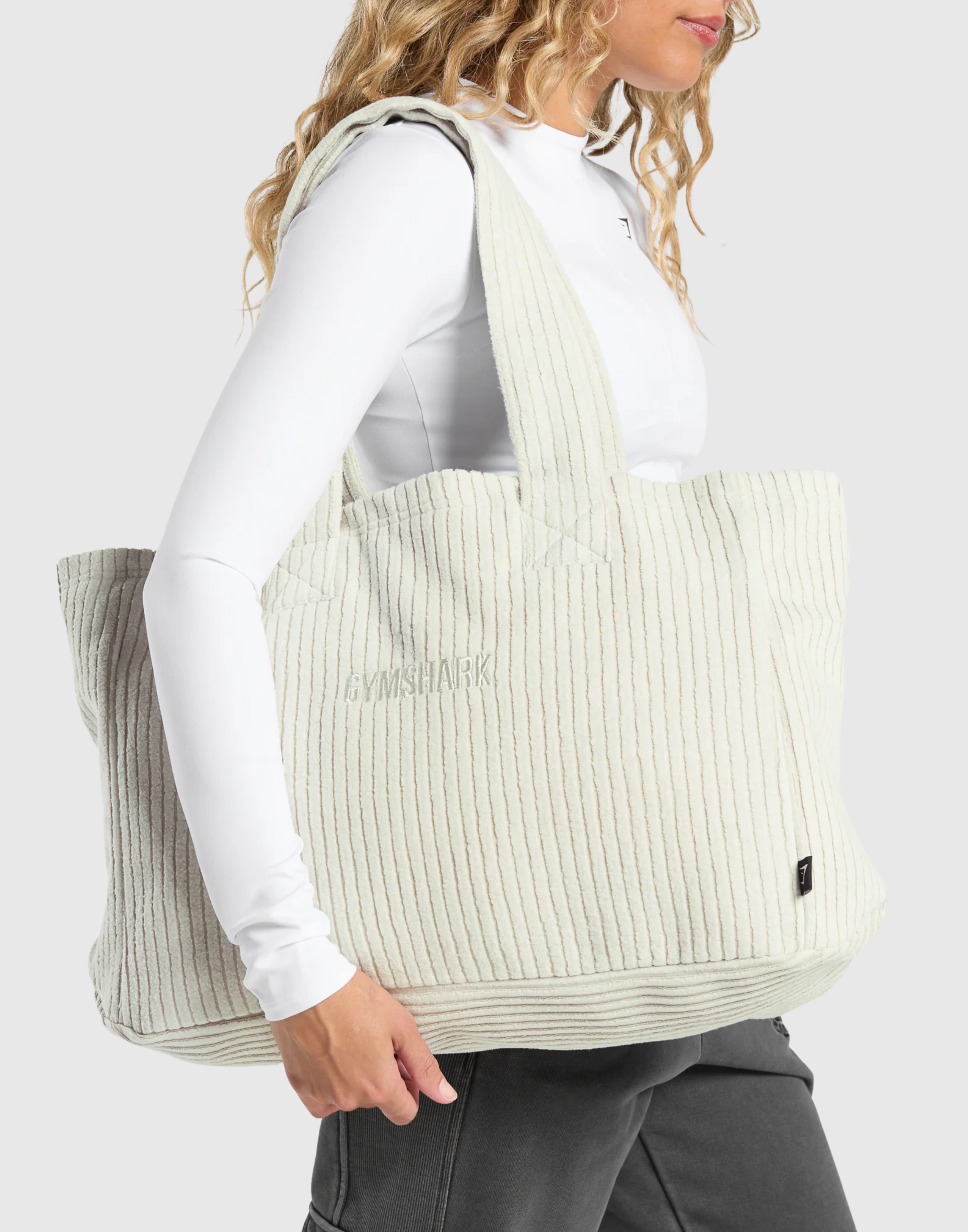 OVERSIZED CORD TOTE BAG