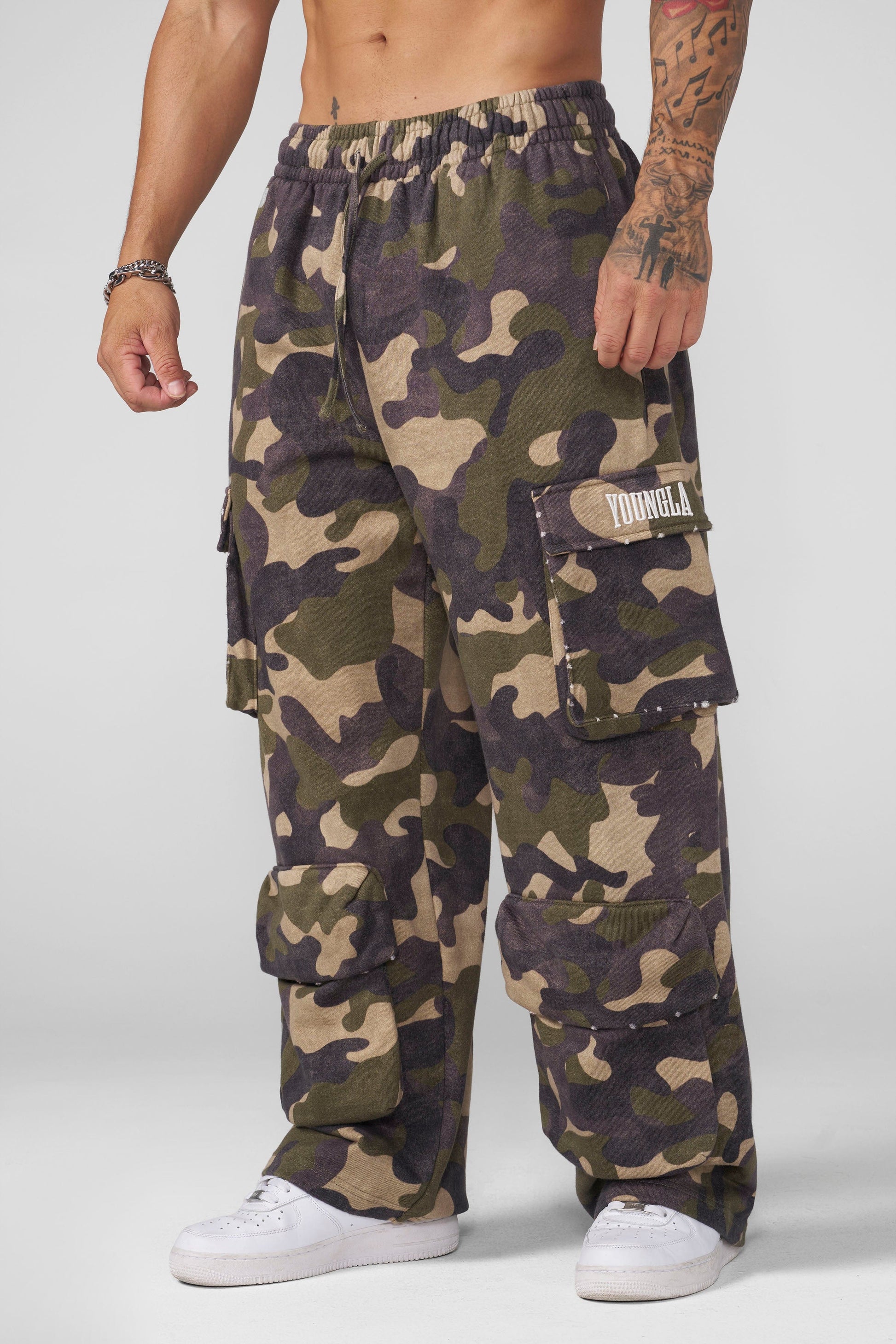 2033 - HERITAGE CAMO CARGO SWEATS PRE-ORDER