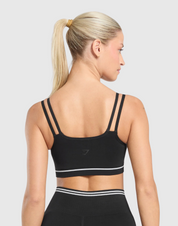 CONTRAST SEAMLESS SPORTS BRA