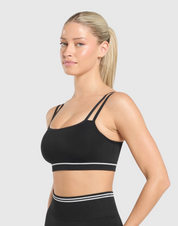 CONTRAST SEAMLESS SPORTS BRA