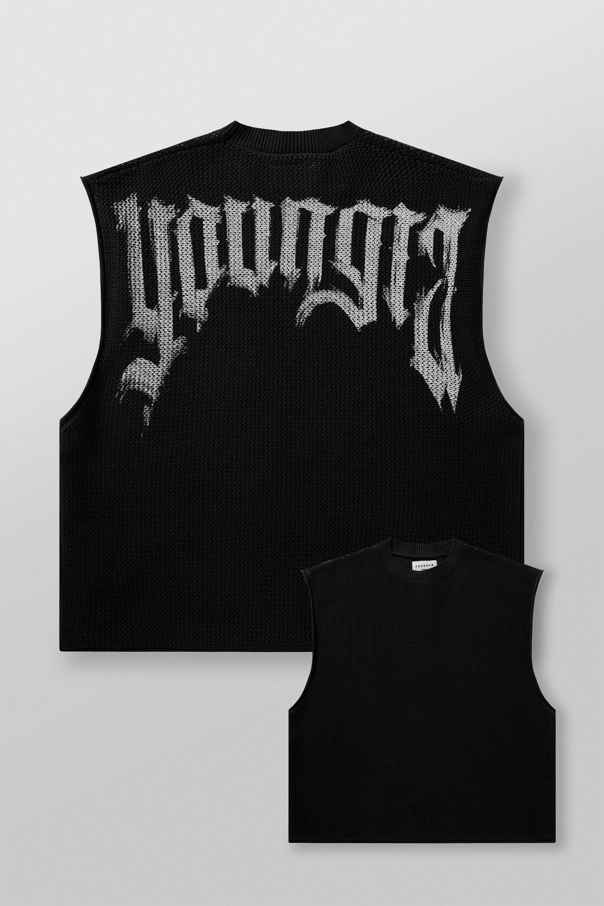 DROP SHOULDER KNIT CUT-OFF PRE-ORDER