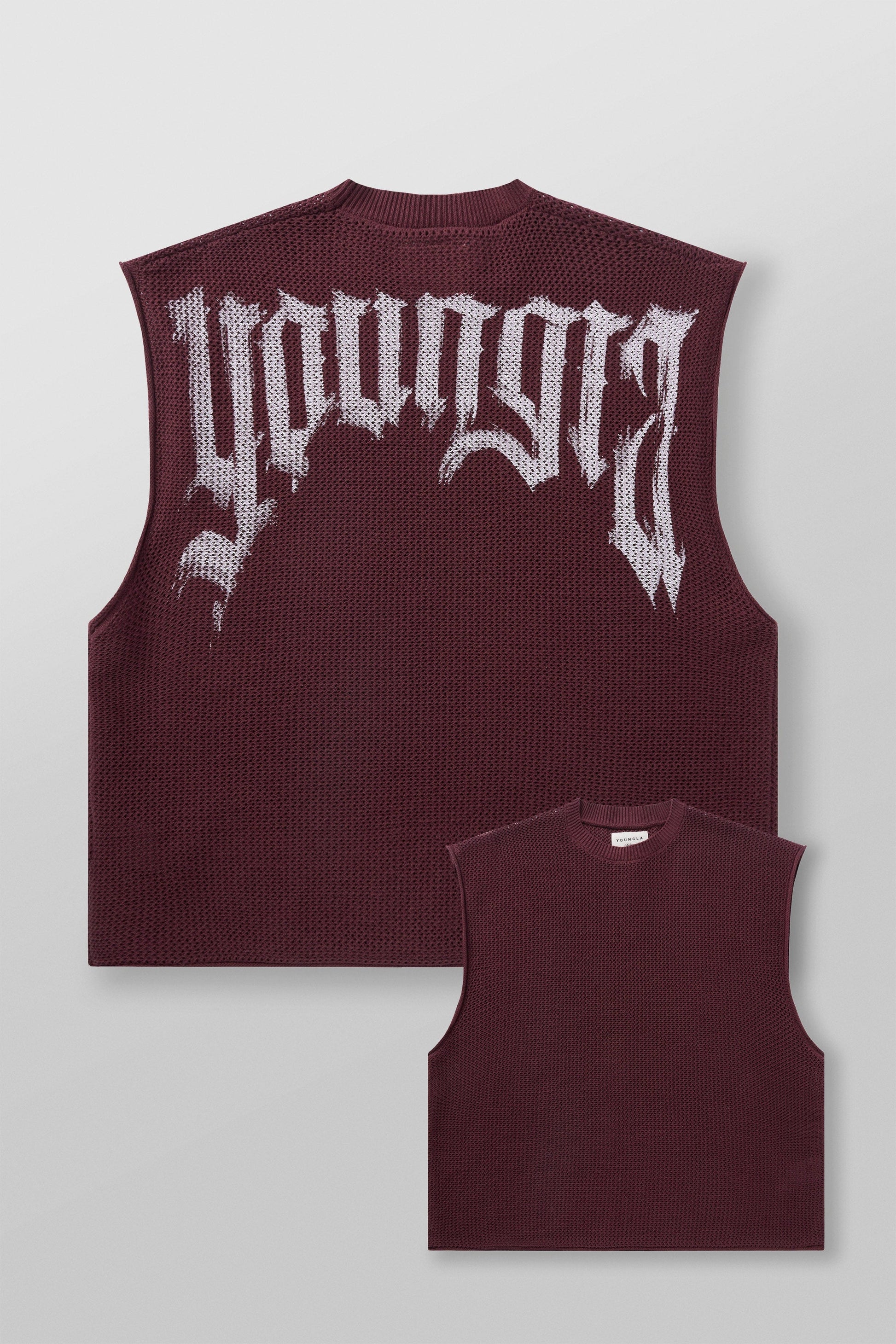 DROP SHOULDER KNIT CUT-OFF PRE-ORDER