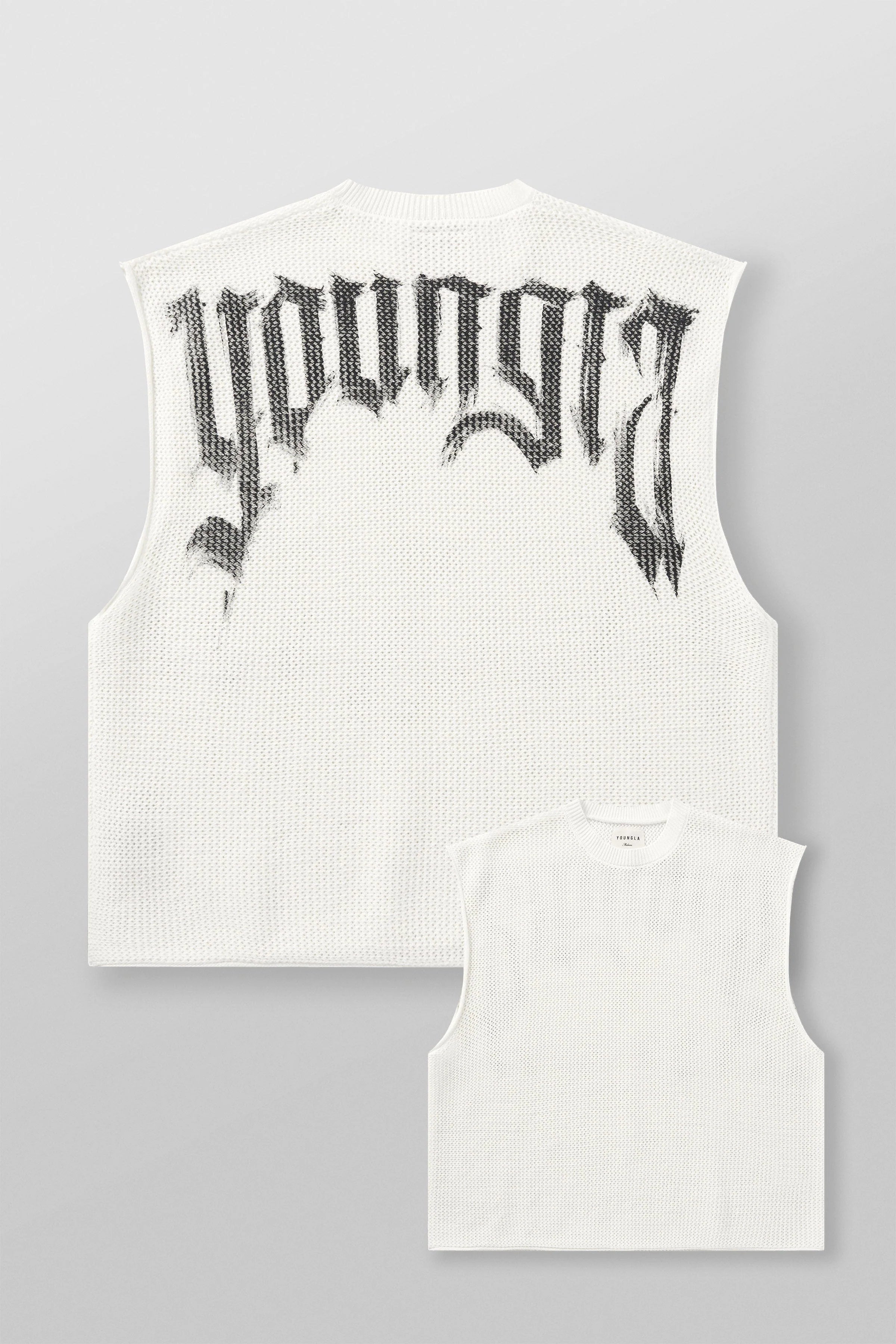 DROP SHOULDER KNIT CUT-OFF PRE-ORDER