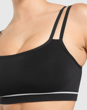CONTRAST SEAMLESS SPORTS BRA