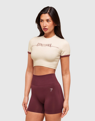 RIBBED COTTON CROP TOP