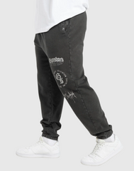 DISTRESSED GRAPHIC JOGGERS