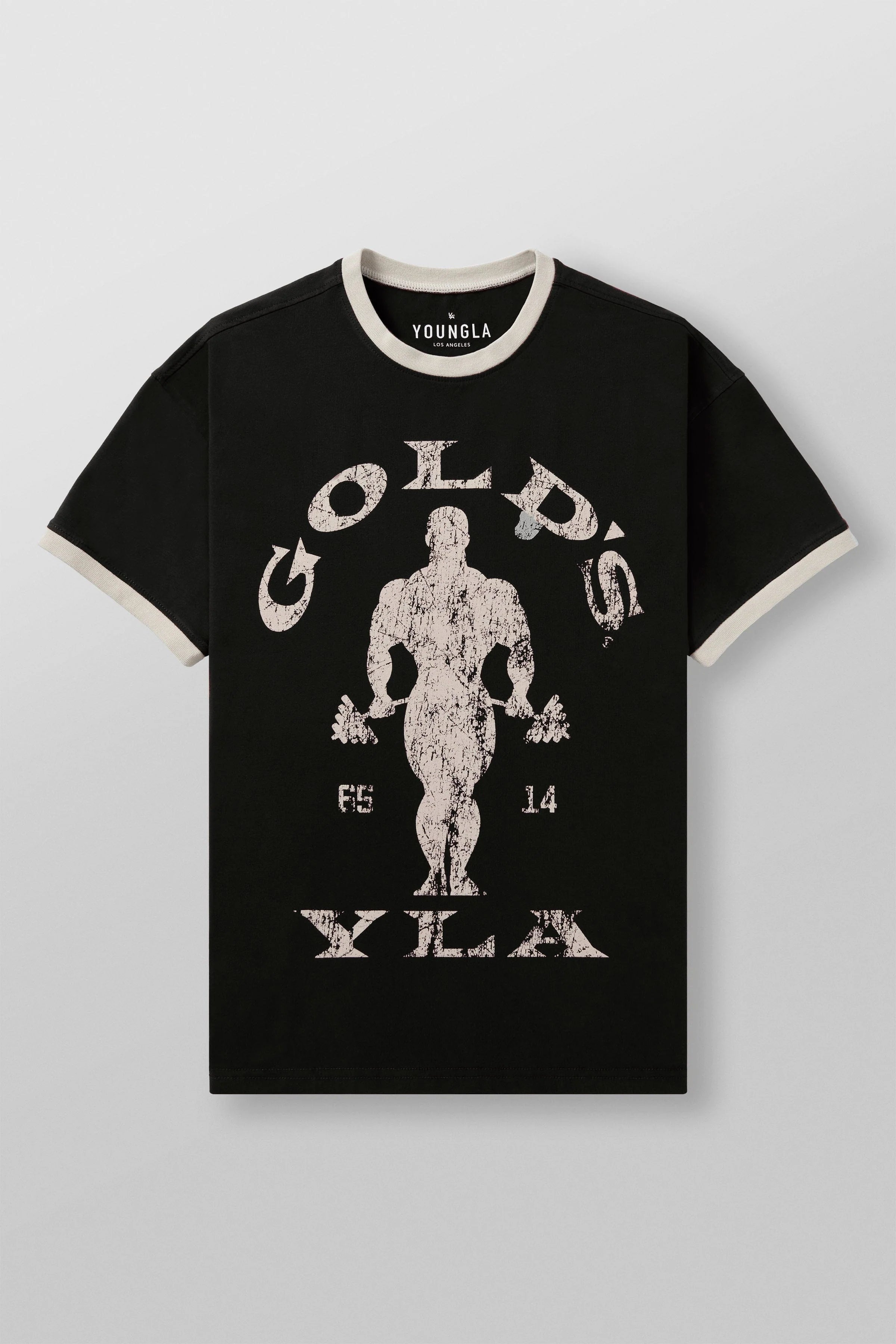 4009 - GOLDS GYM RINGER TEES PRE-ORDER