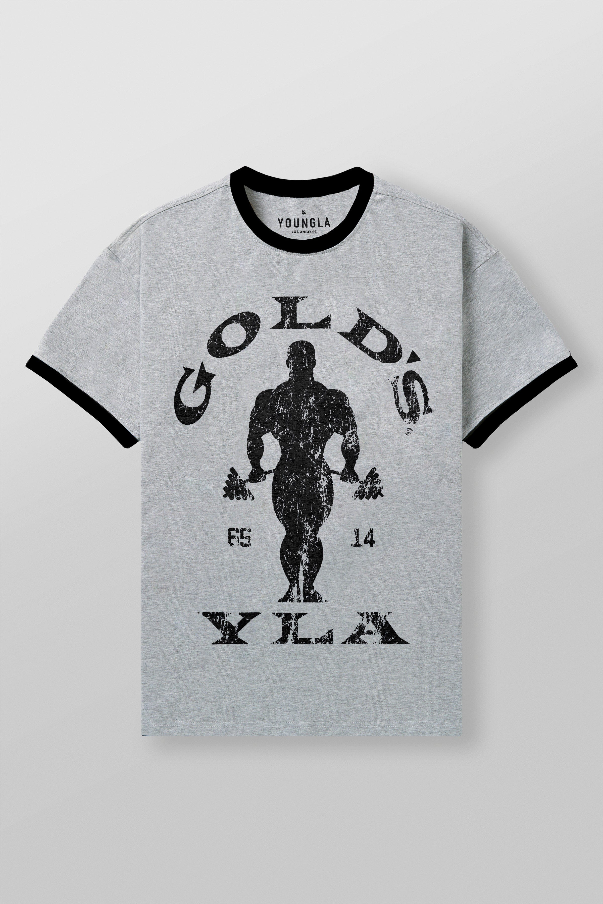 4009 - GOLDS GYM RINGER TEES PRE-ORDER