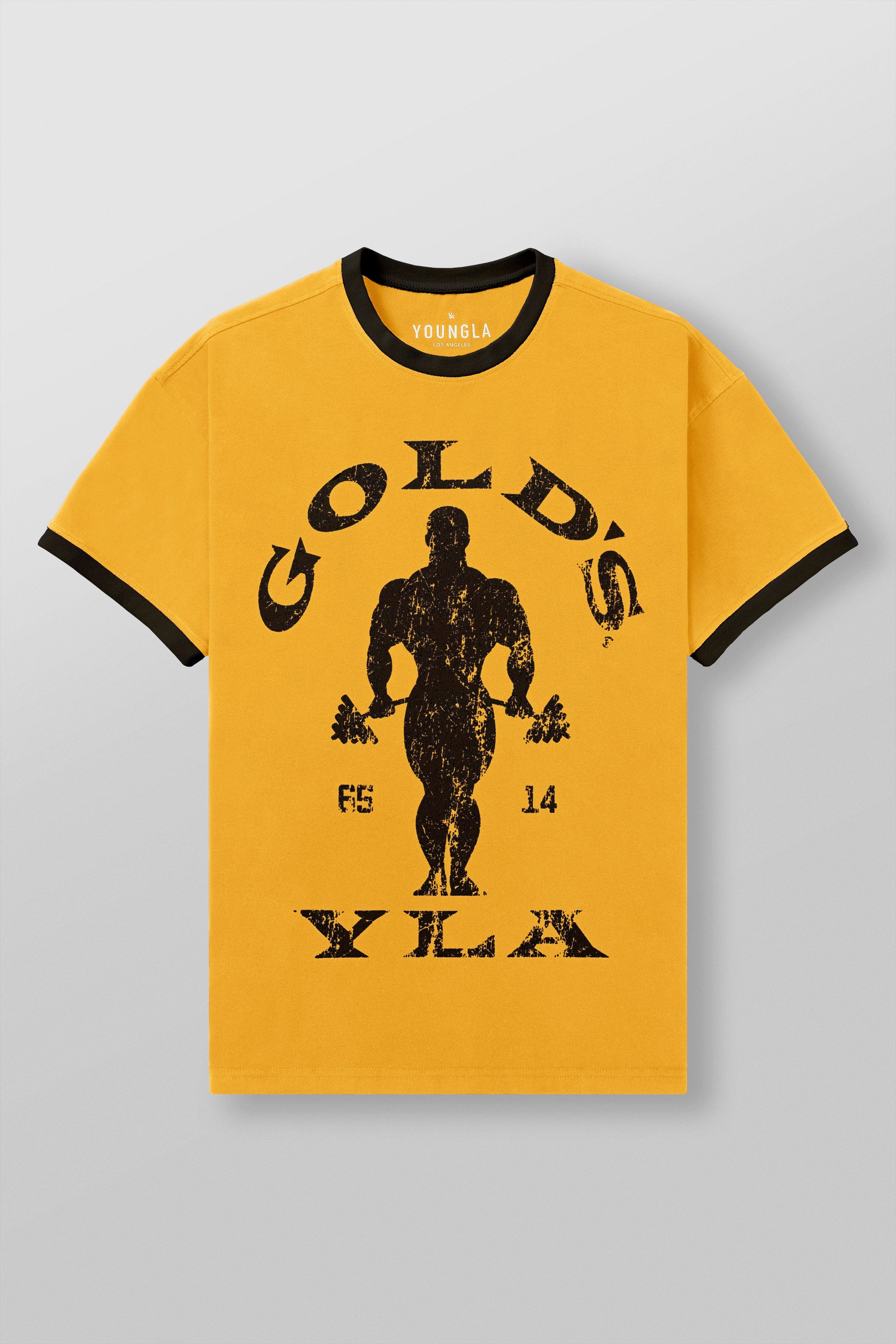 4009 - GOLDS GYM RINGER TEES PRE-ORDER