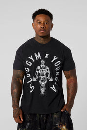 4206 - GOLD'S GYM HEATHER TEES PRE-ORDER