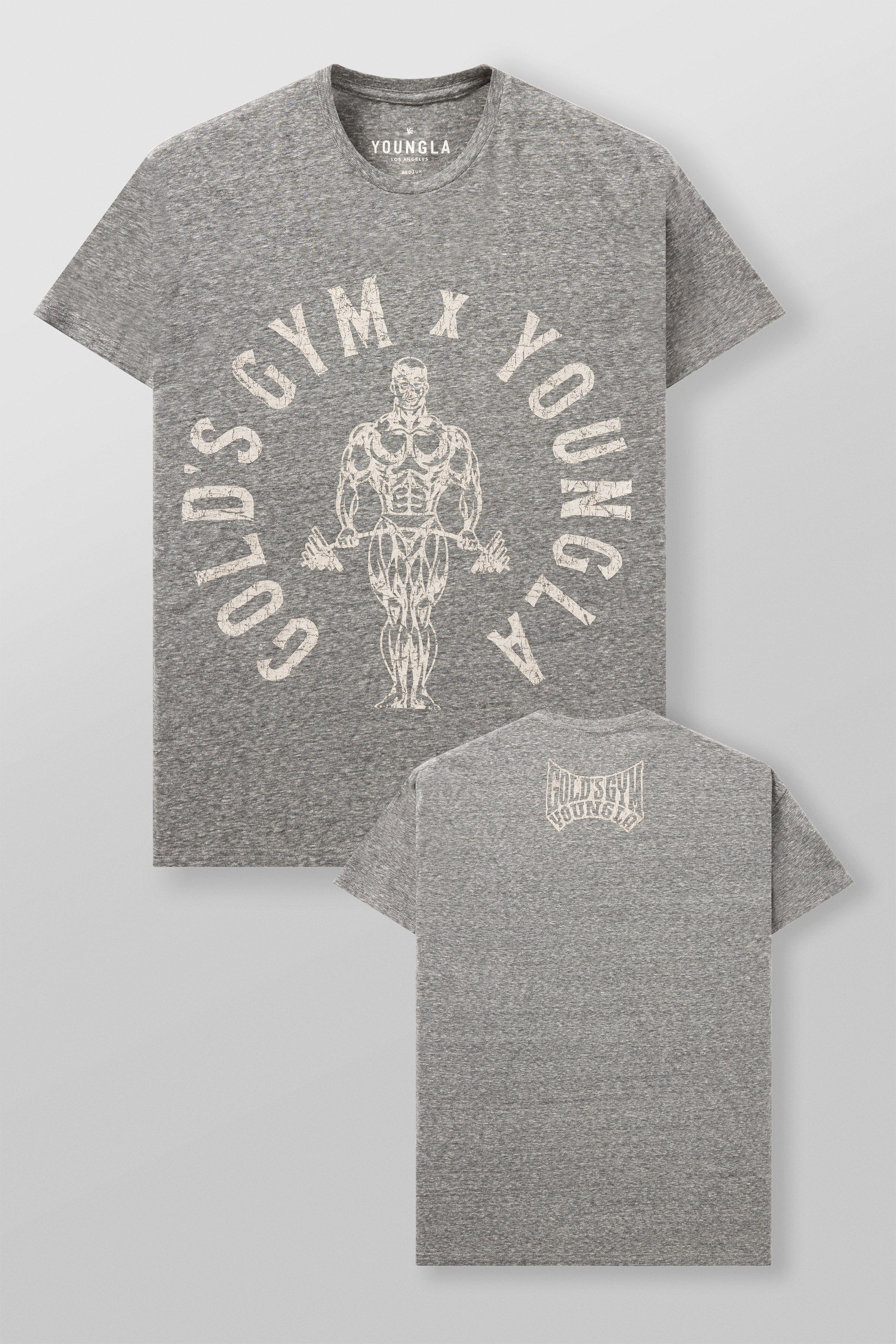 4206 - GOLD'S GYM HEATHER TEES PRE-ORDER