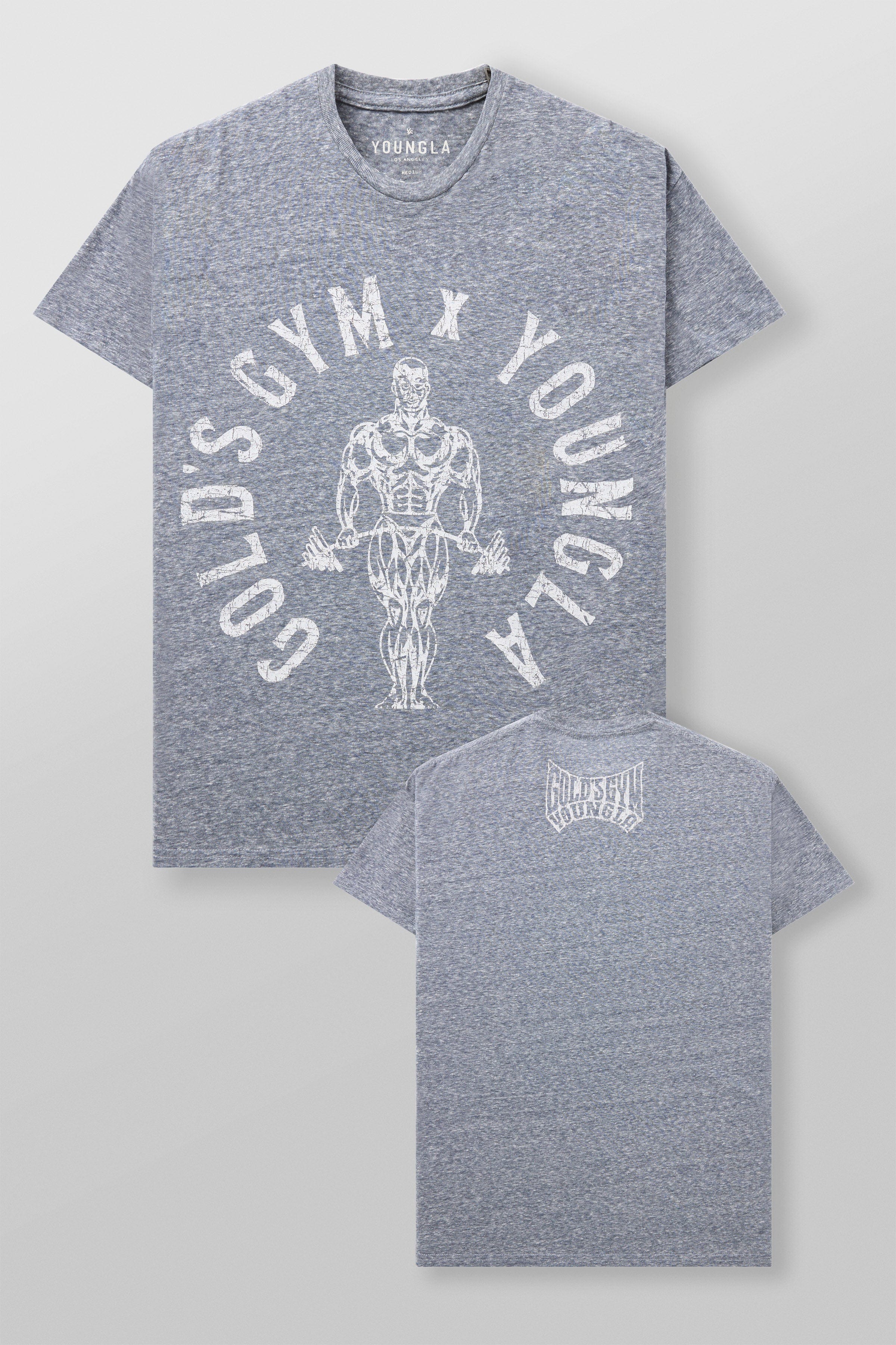 4206 - GOLD'S GYM HEATHER TEES PRE-ORDER