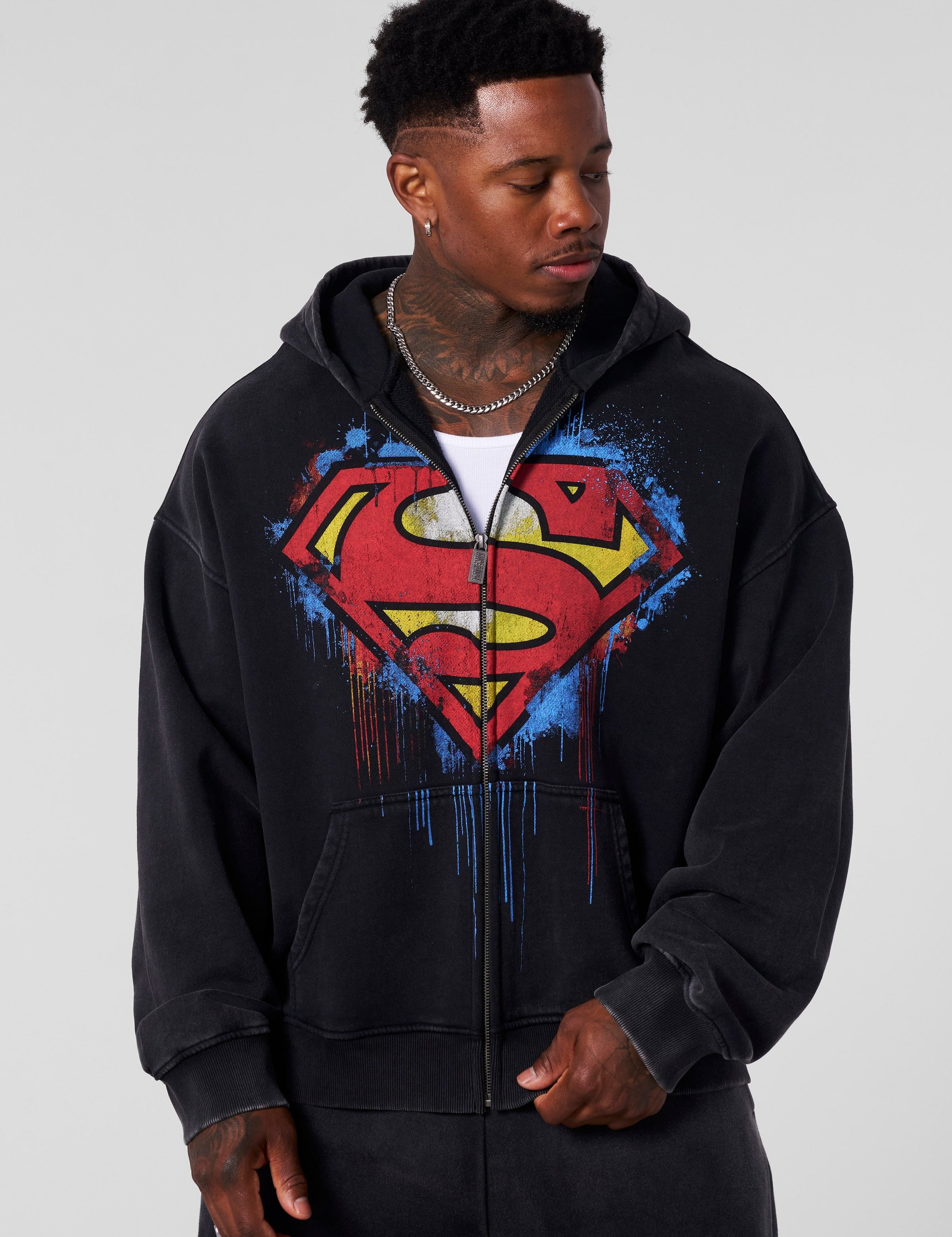 5011 - SUPERMAN DRIP ZIP-UPS PRE-ORDER