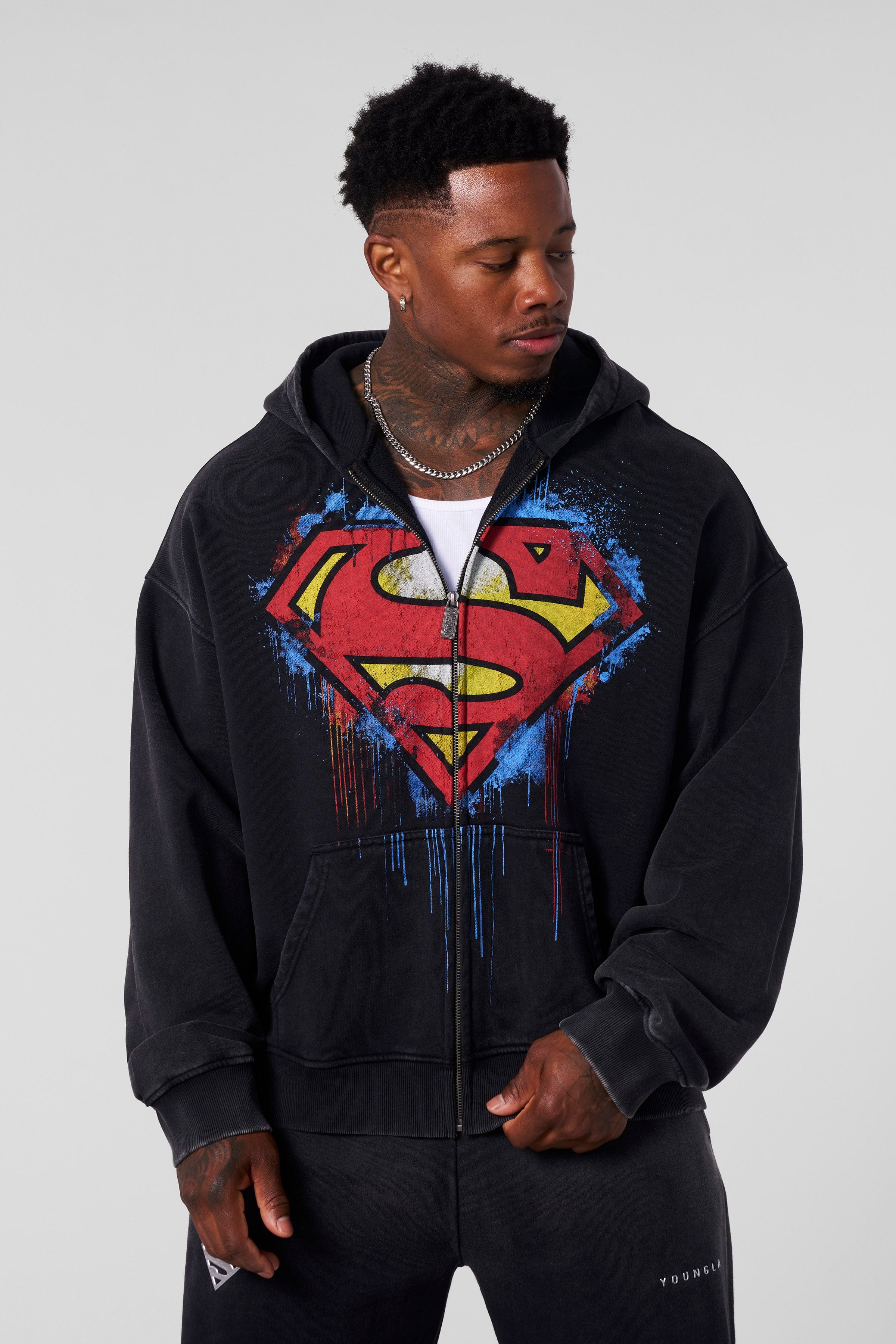 5011 - SUPERMAN DRIP ZIP-UPS PRE-ORDER
