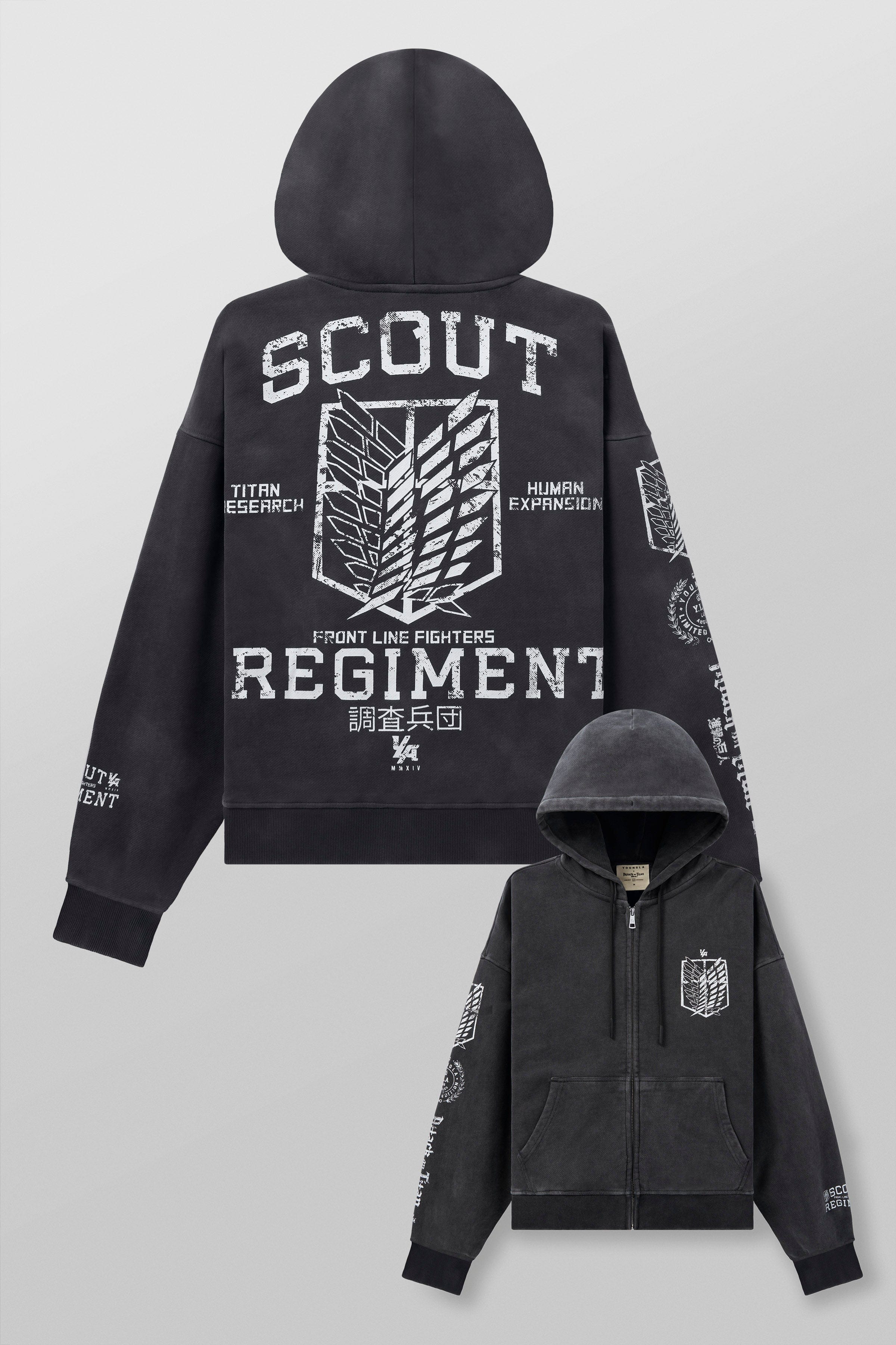 5138 - AOT© X YLA ZIP-UP HOODIES PRE-ORDER