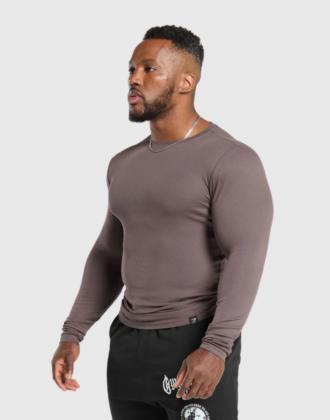 RIBBED LONG SLEEVE T-SHIRT