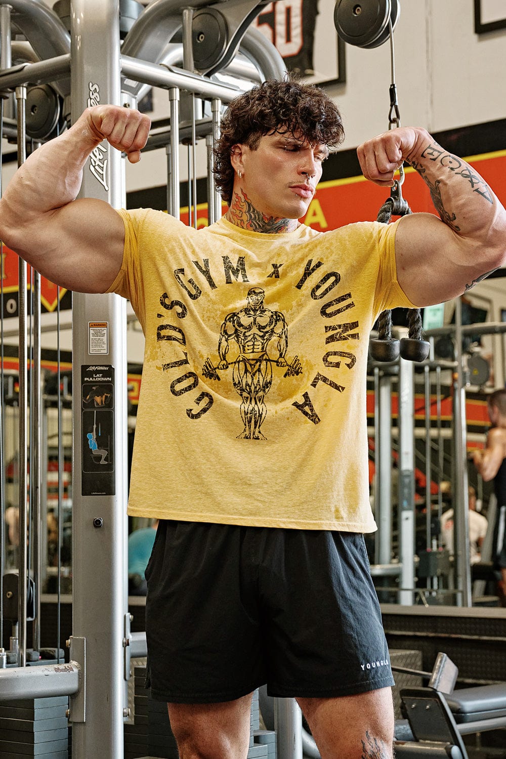 4206 - GOLD'S GYM HEATHER TEES PRE-ORDER