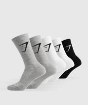 CREW SOCKS 5PK PRE-ORDER