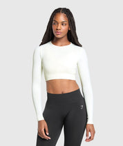 EVERYDAY SEAMLESS LONG SLEEVE CROP TOP PRE-ORDER