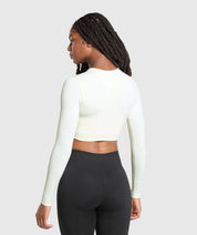 EVERYDAY SEAMLESS LONG SLEEVE CROP TOP PRE-ORDER