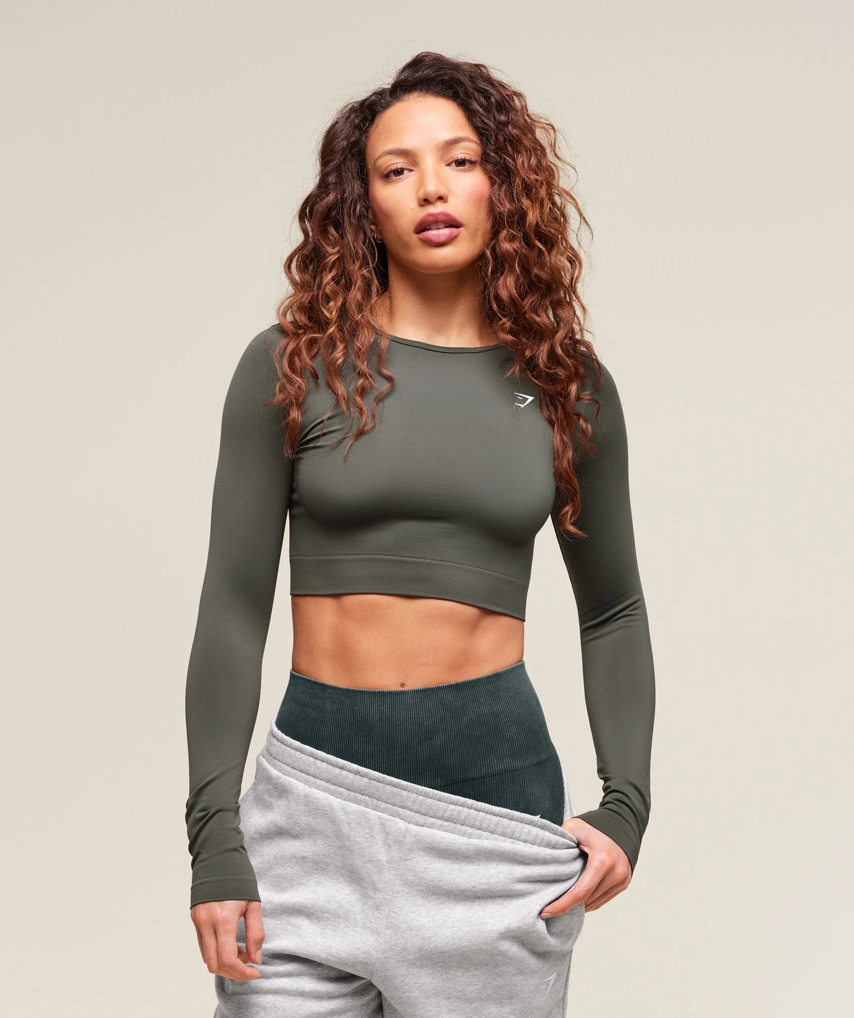 EVERYDAY SEAMLESS LONG SLEEVE CROP TOP PRE-ORDER