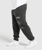 DISTRESSED GRAPHIC JOGGERS