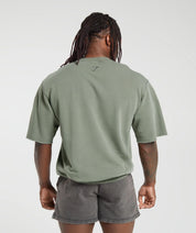 HERITAGE WASHED SHORT SLEEVE CREW