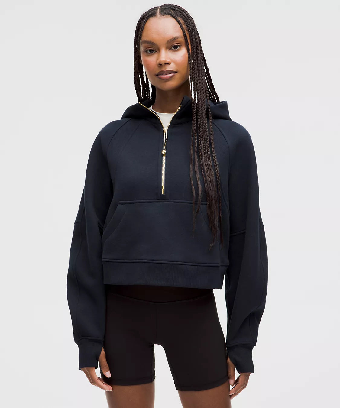 SCUBA OVERSIZED HALF-ZIP HOODIE