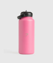 METAL INSULATED STRAW BOTTLE 1L PRE-ORDER