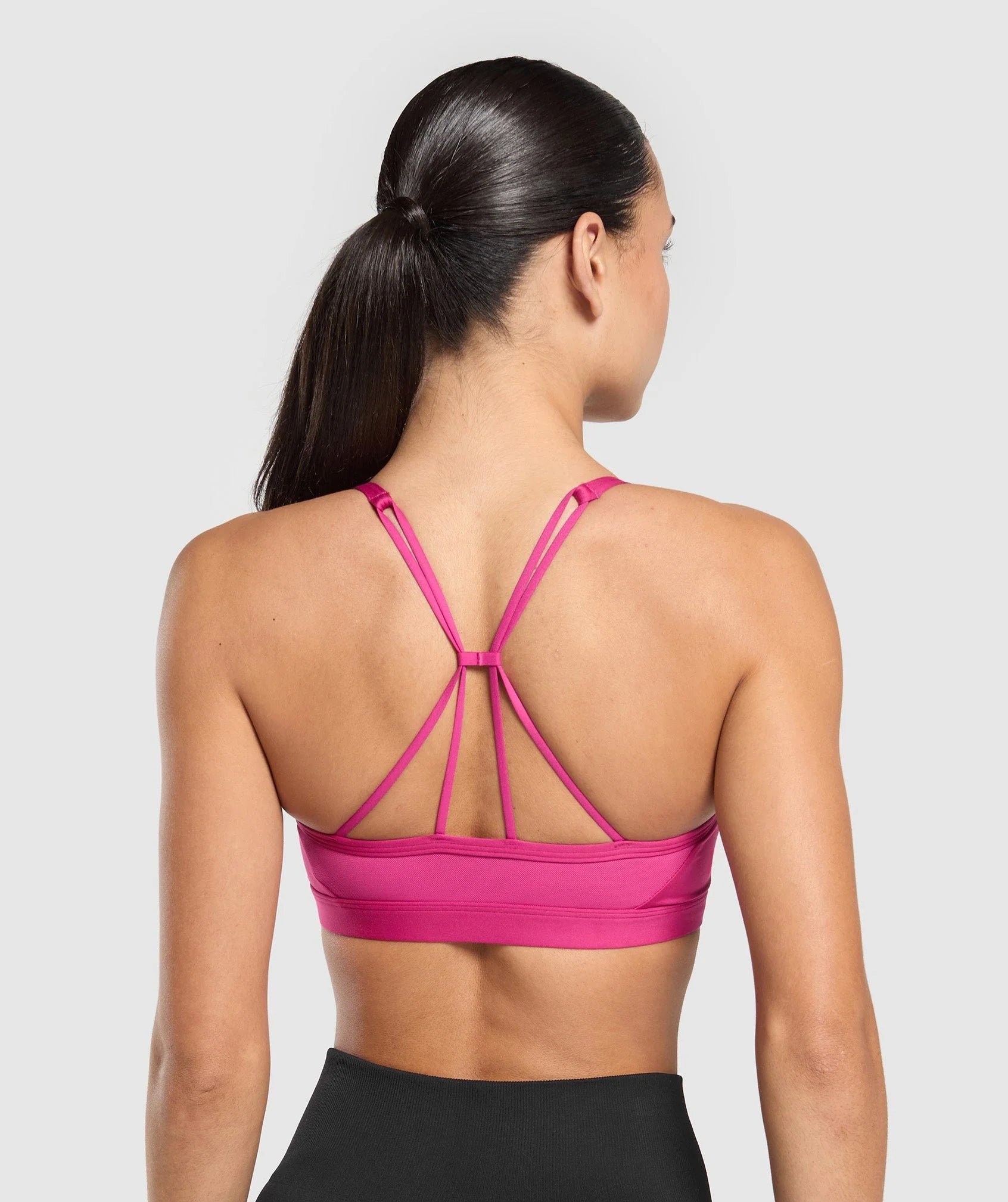 RUCHED STRAPPY SPORTS BRA PRE-ORDER