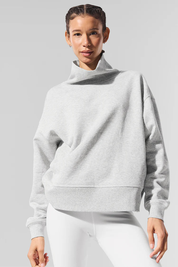 HAZY MOCK NECK PULLOVER PRE ORDER