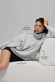 HAZY MOCK NECK PULLOVER PRE ORDER