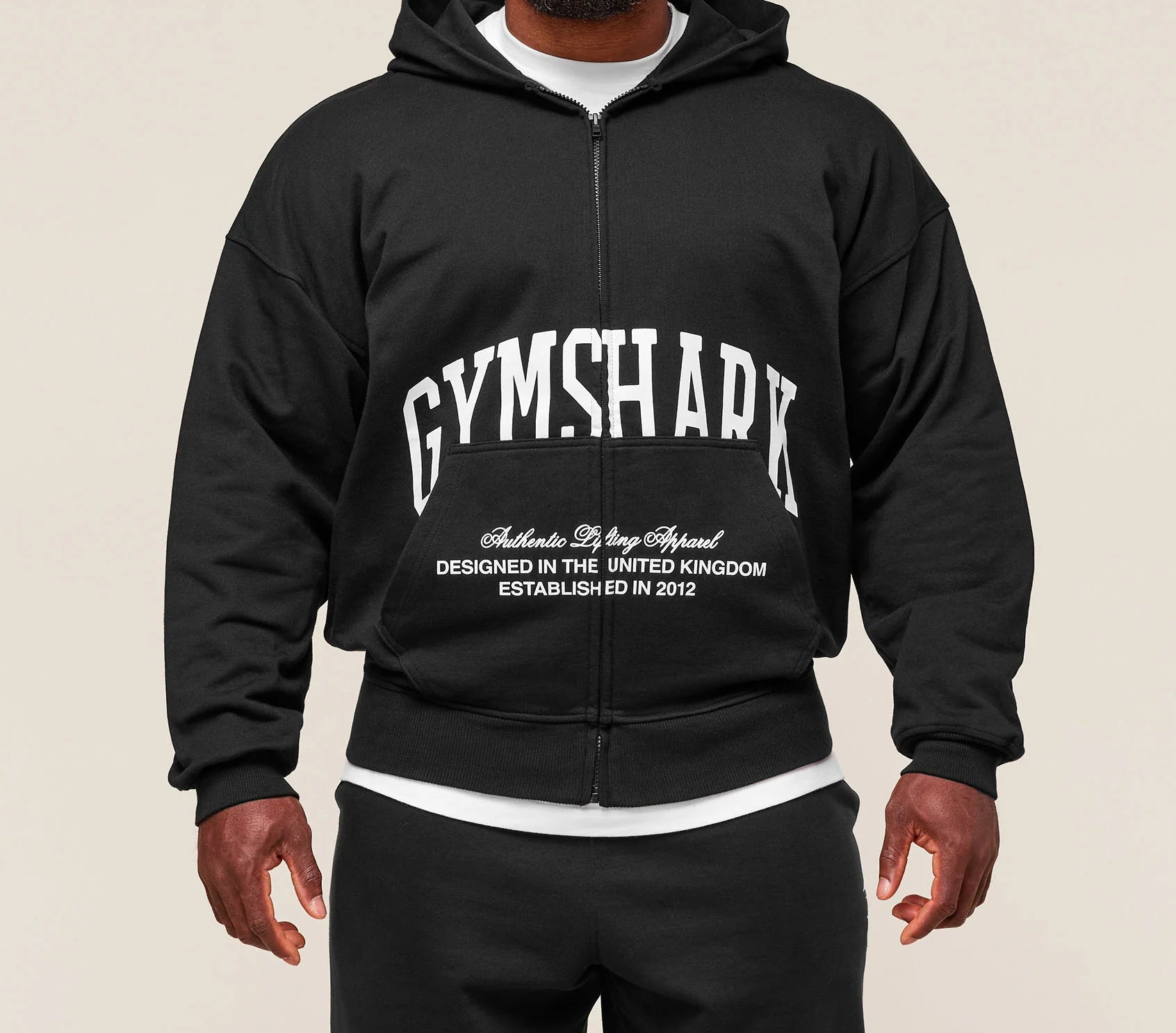 COLLEGIATE SCRIPT ZIP UP HOODIE PRE-ORDER