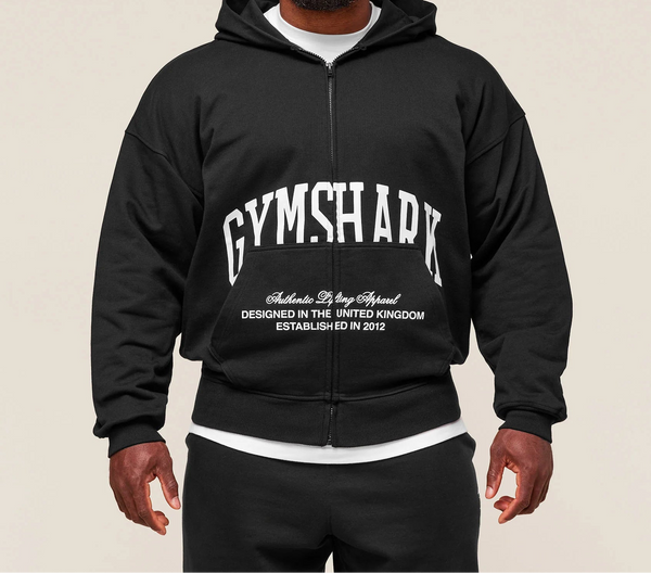 COLLEGIATE SCRIPT ZIP UP HOODIE PRE-ORDER