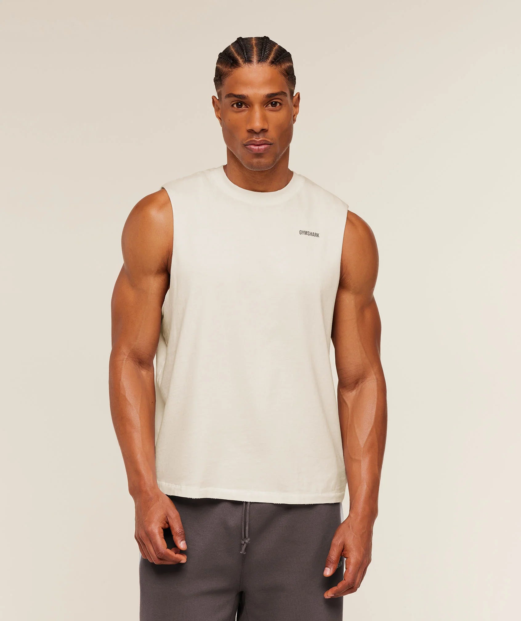 GYMSHARK X CBUM WASHED SLEEVELESS T-SHIRT PRE-ORDER