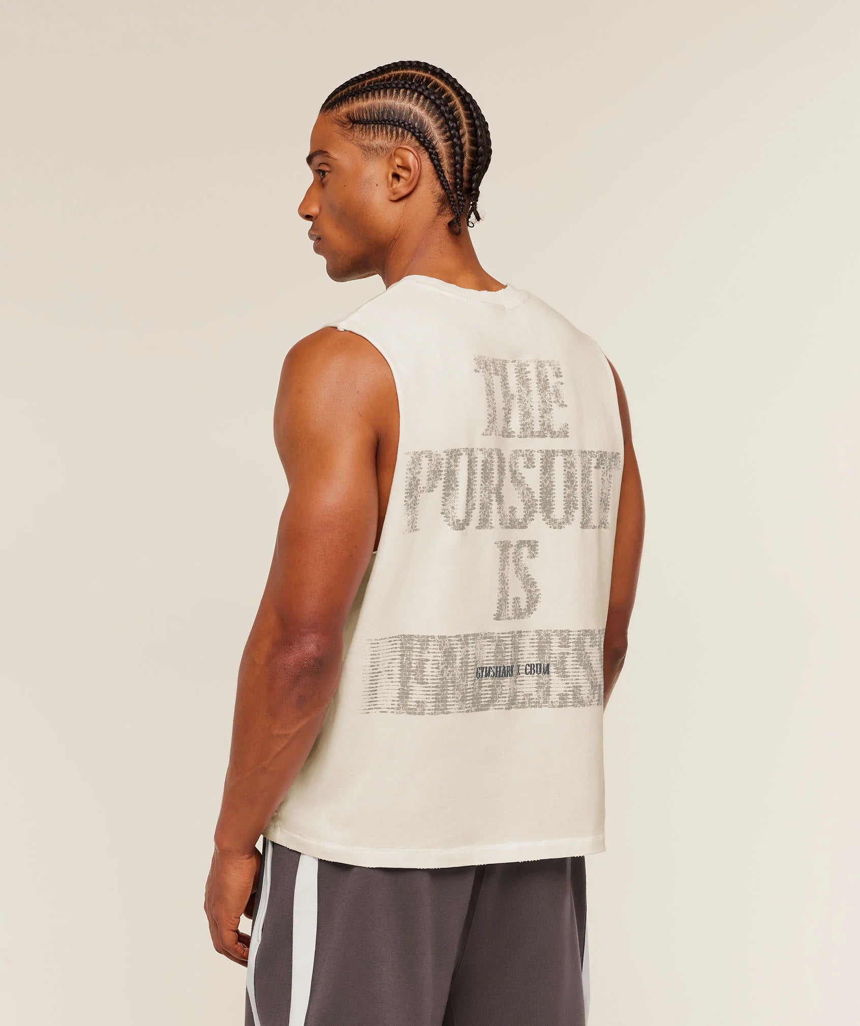 GYMSHARK X CBUM WASHED SLEEVELESS T-SHIRT PRE-ORDER