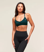 RUCHED STRAPPY SPORTS BRA PRE-ORDER