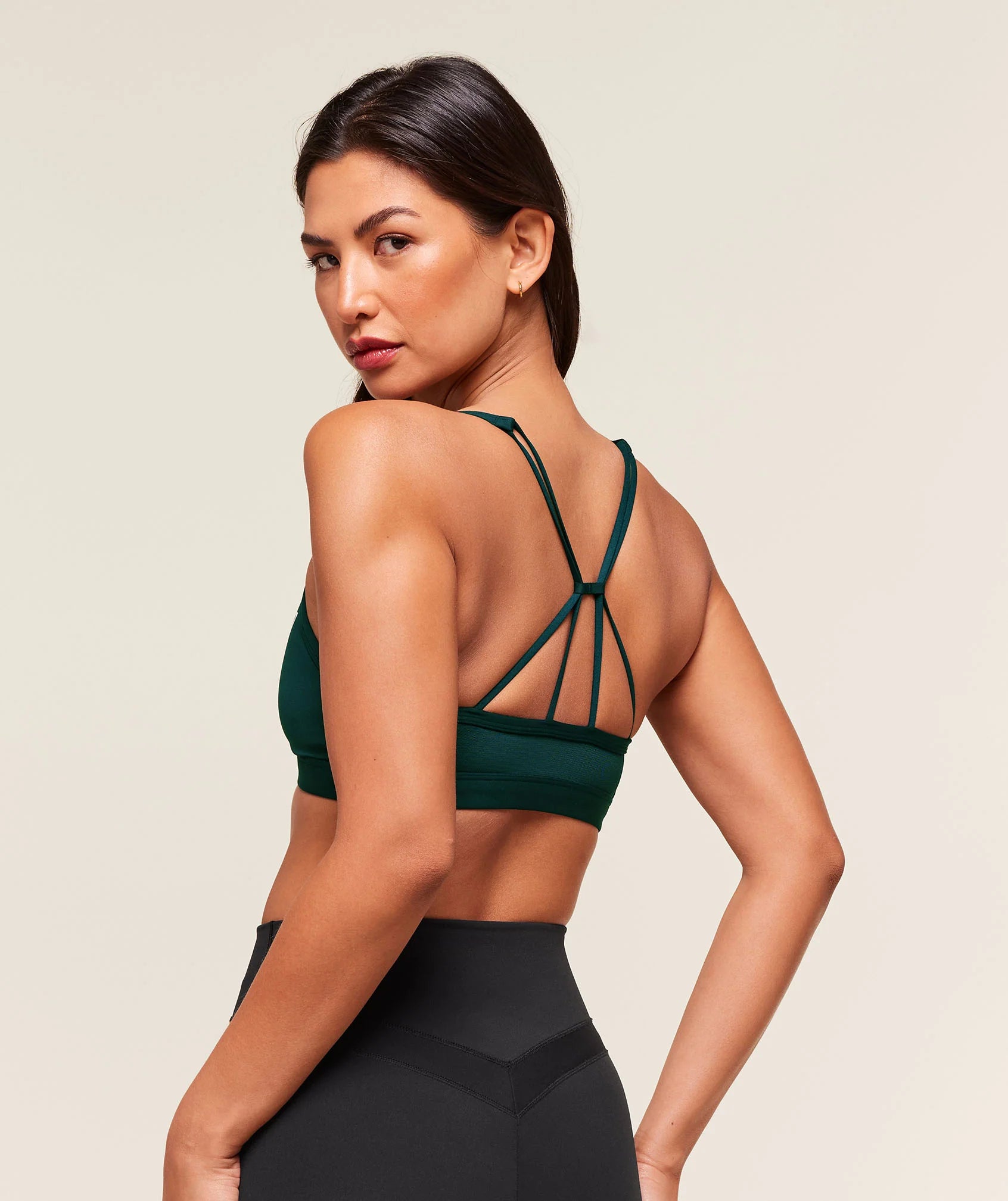 RUCHED STRAPPY SPORTS BRA PRE-ORDER