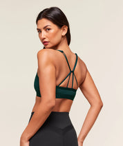 RUCHED STRAPPY SPORTS BRA PRE-ORDER