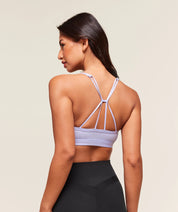 RUCHED STRAPPY SPORTS BRA PRE-ORDER