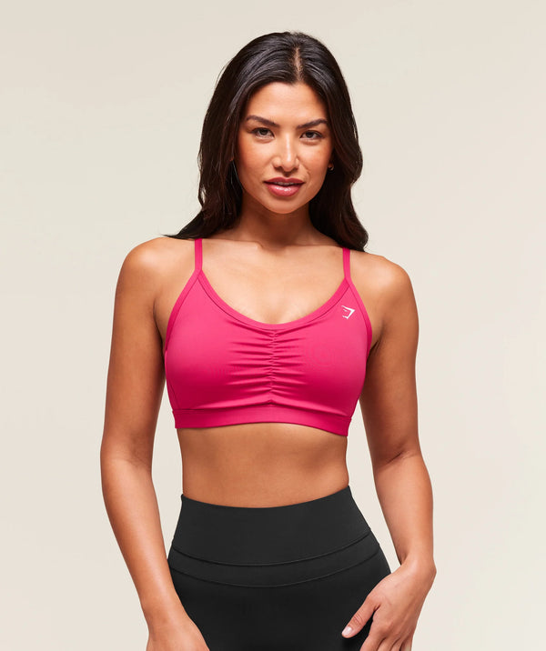 RUCHED SPORTS BRA PRE-ORDER