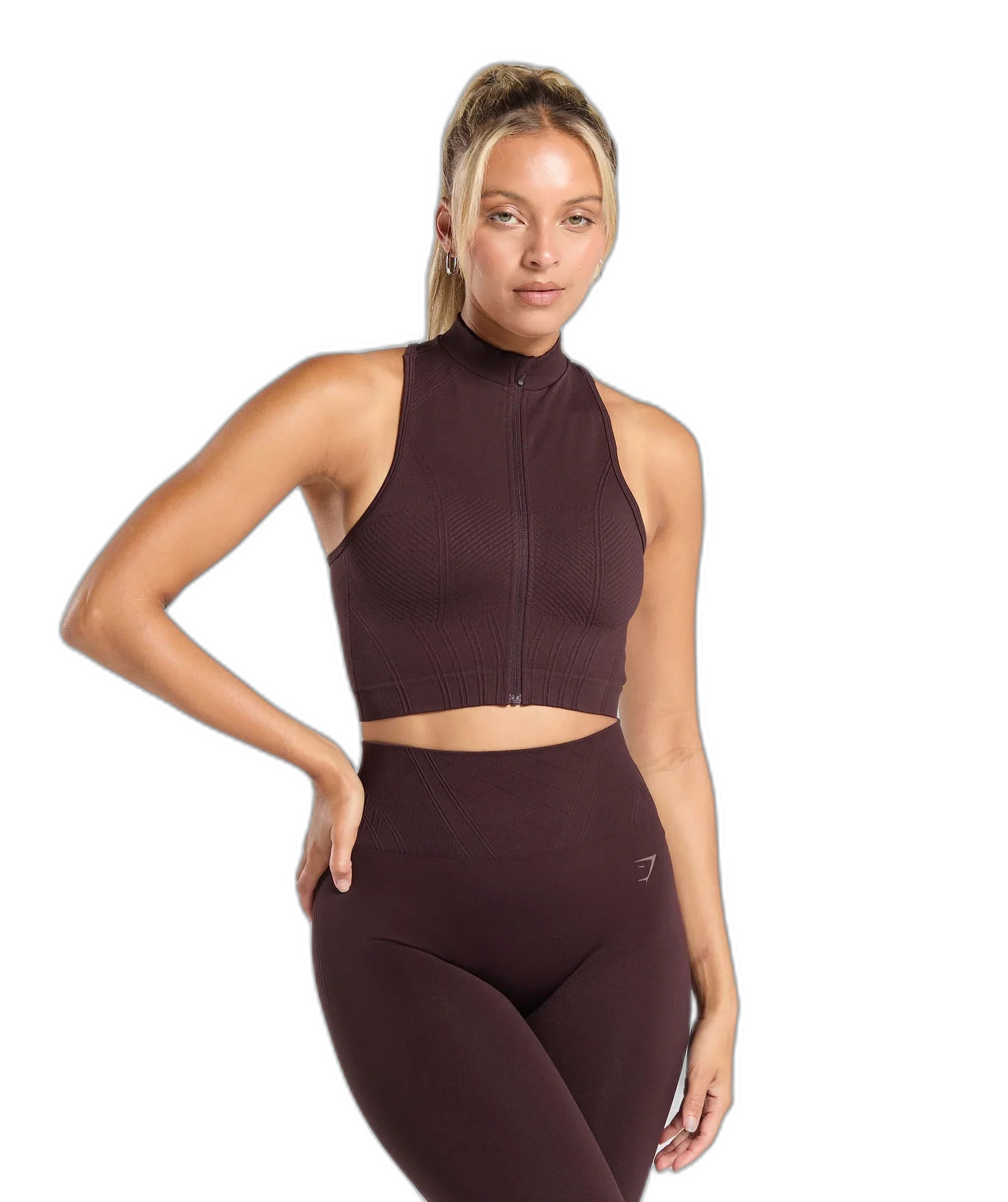 LINEAR SEAMLESS CROP TANK