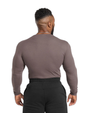 RIBBED LONG SLEEVE T-SHIRT