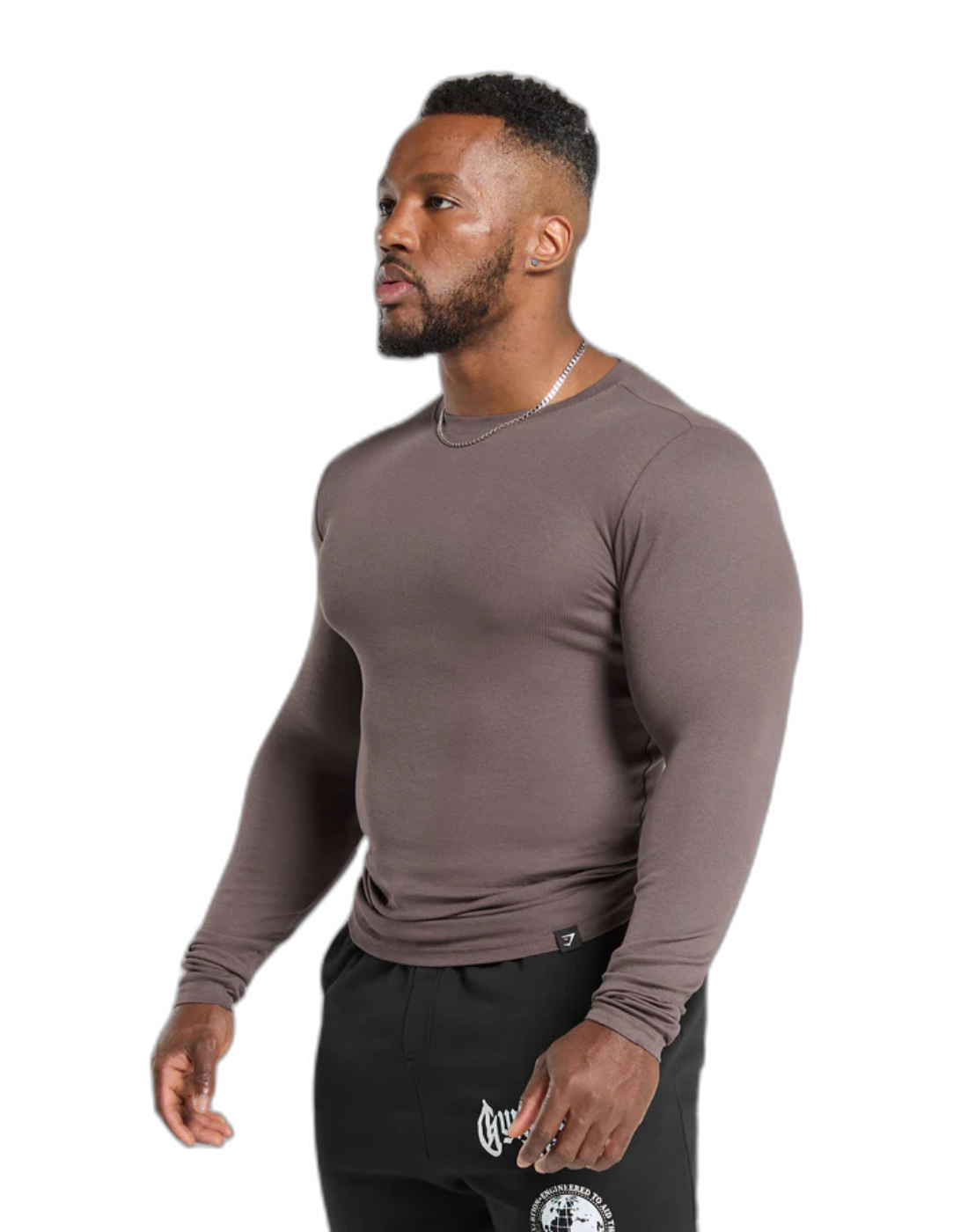 RIBBED LONG SLEEVE T-SHIRT