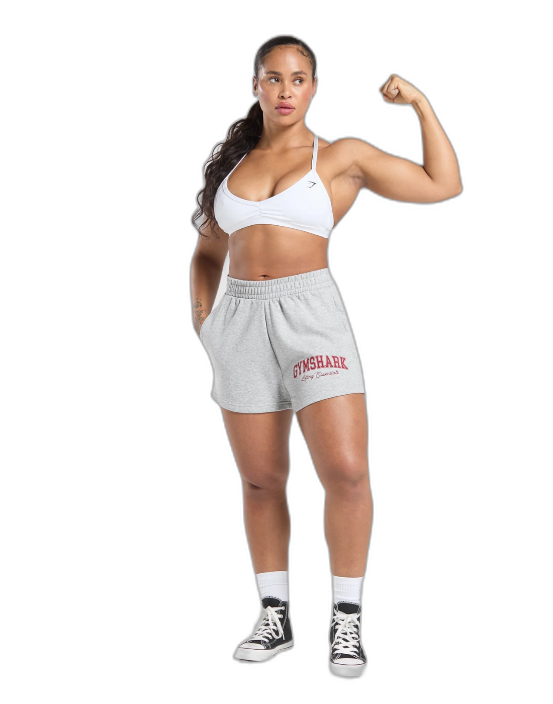 LIFTING ESSENTIALS GRAPHIC BRUSHED 4" SHORTS